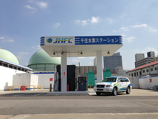 写真:千住水素ステーション